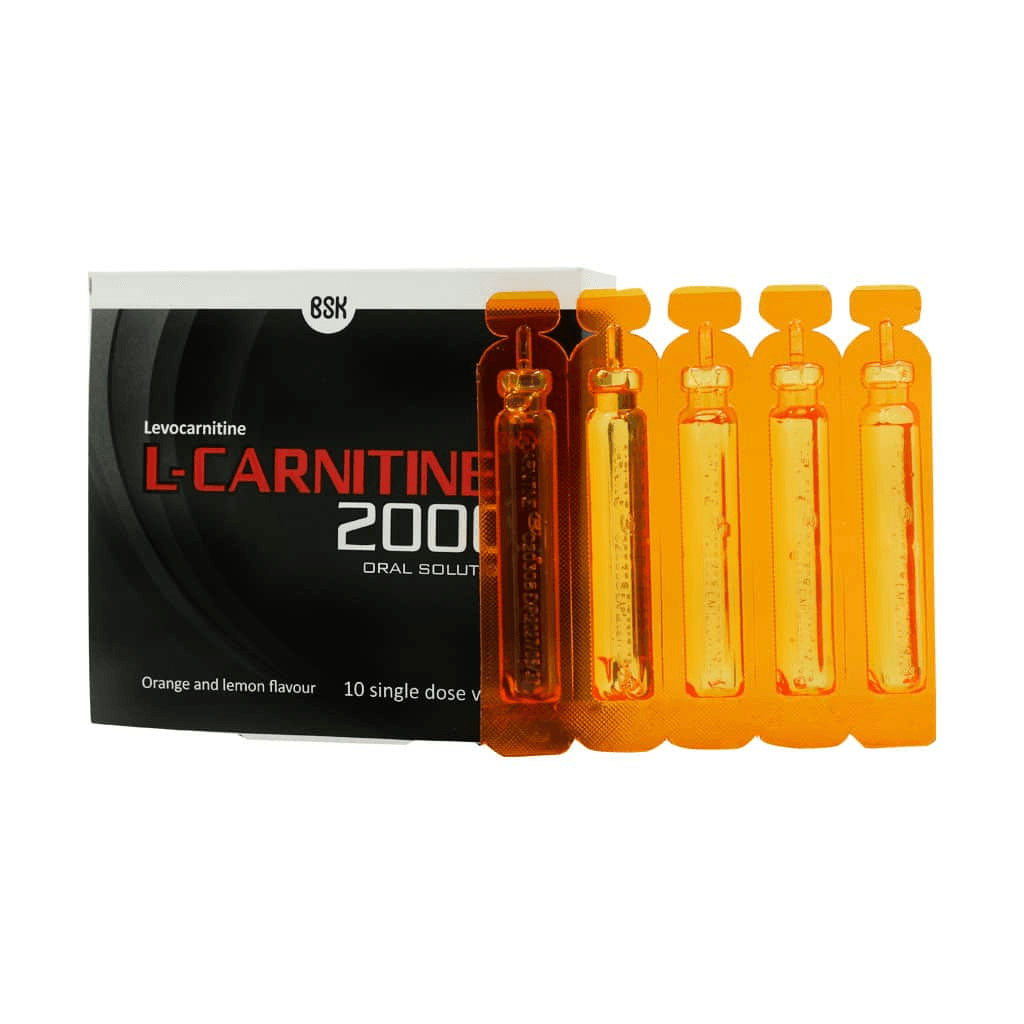 محلول خوراکی ال کارنیتین 2000 بی اس کی 10 عدد - تصویر 2