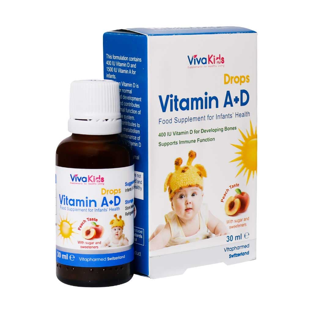 قطره ویتامین آ+د ویواکیدز 30 میلی لیتر - تصویر 4