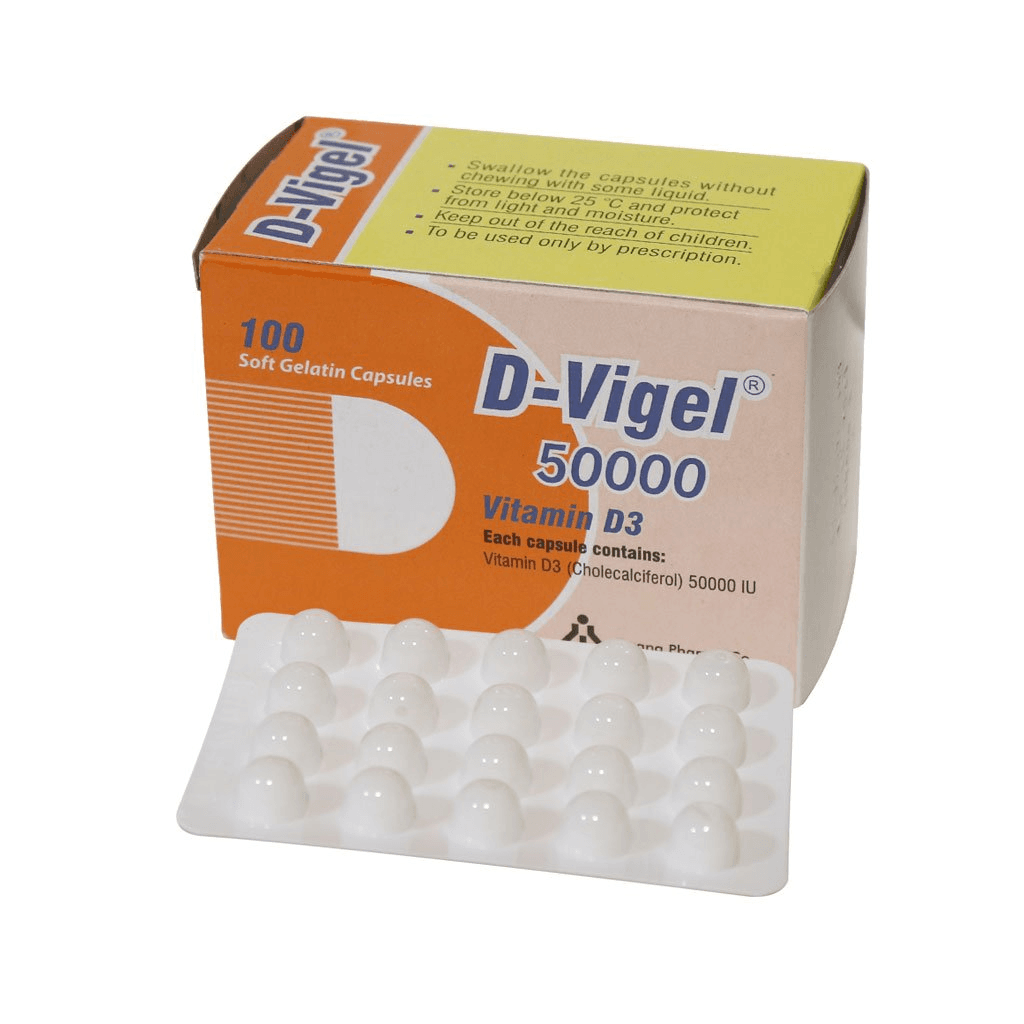 کپسول ژلاتینی ویتامین D3 دی ویژل 50000 واحد دانا 100 عددی - تصویر 3