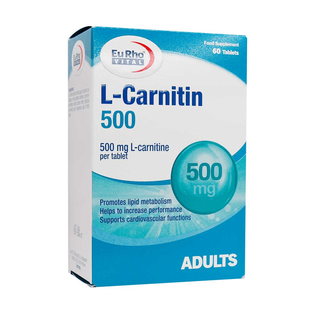 قرص ال کارنیتین 500 میلی گرم یوروویتال 60 عدد - تصویر 4